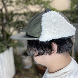 fear&desire German army boa fleece cap F 2枚目の画像