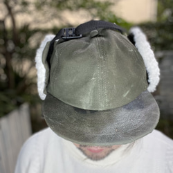 fear&desire German army boa fleece cap F 1枚目の画像