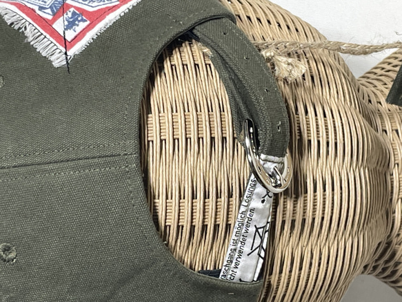 fear&desire German army bag remake USA cap 10枚目の画像