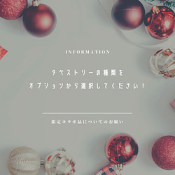 【選べる2種類】クリスマススワッグ ホワイト × クリスマスタペストリー 2点セット / ドライフラワー クリスマス雑貨 18枚目の画像