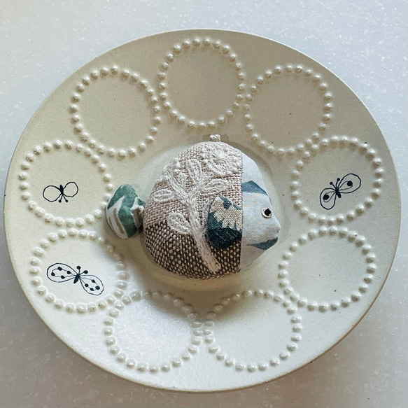 ☆現品限り☆⚮̈ミナペルホネン ハンドメイド⚮̈お魚さん