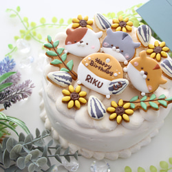 ハムスター　【アイシングクッキー】　オーダー　小動物　かわいい　インスタ映え　手作りケーキ　飾り 10枚目の画像