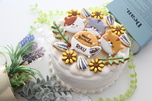 ハムスター　【アイシングクッキー】　オーダー　小動物　かわいい　インスタ映え　手作りケーキ　飾り 10枚目の画像