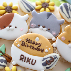 ハムスター　【アイシングクッキー】　オーダー　小動物　かわいい　インスタ映え　手作りケーキ　飾り 6枚目の画像