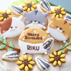 ハムスター　【アイシングクッキー】　オーダー　小動物　かわいい　インスタ映え　手作りケーキ　飾り 7枚目の画像