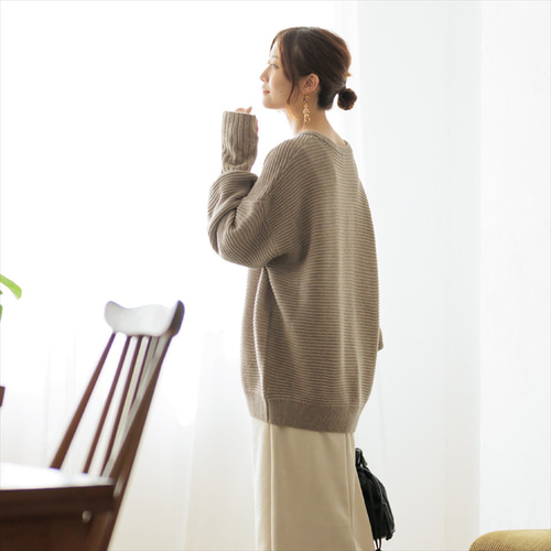 再販】手元までポカポカ♡ゆったりチュニックニット アームウォーマー