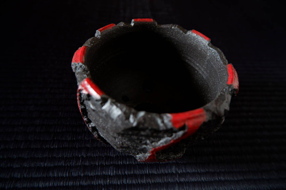 3号赤化粧黒鉢１　塊根植物　多肉植物　コーデックス　植木鉢　沖縄 4枚目の画像