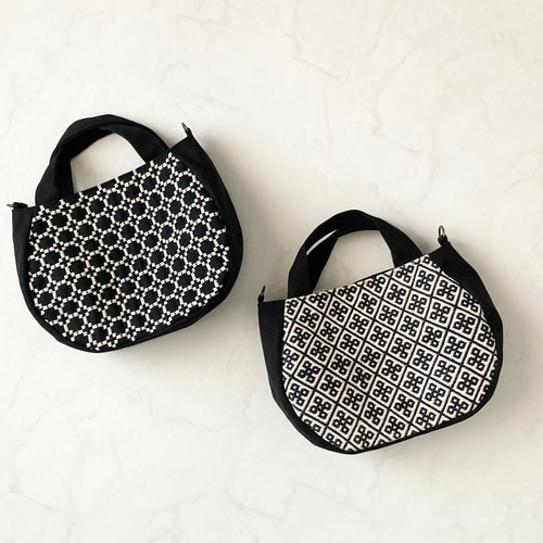 こぎん刺し2weyショルダーバッグ 布ベルトショルダー ショルダーバッグ