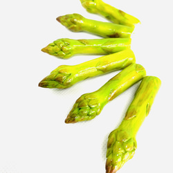 新作⭐︎【金具選択可】アスパラガス フェイクフード 野菜 アスパラ単体 カニカン ストラップ オブジェ 8枚目の画像