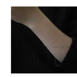 【つけっぱなしOK】14KGF twist gold bracelet 〔n121〕大人の女性　上品　スキンジュエリー 3枚目の画像