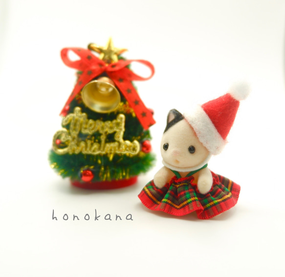 シルバニアファミリー赤ちゃんサイズ フェルトのサンタクロース