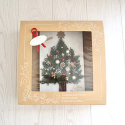 Creema限定　ヒムロスギと木の実のクリスマスツリーアレンジメント　壁掛け・置き型2way 7枚目の画像