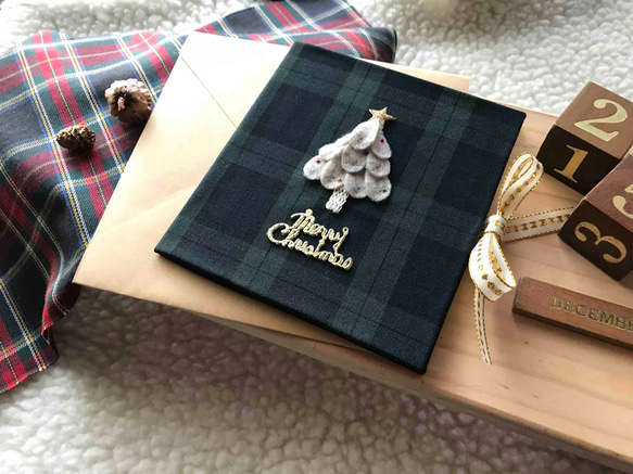 暖暖的聖誕樹 手工卡片 聖誕卡 Handmade Christmas card 第2張的照片