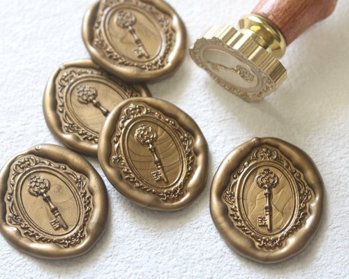 Wax seal stamp │ 秘密の鍵 │ シーリングスタンプ はんこ・スタンプ