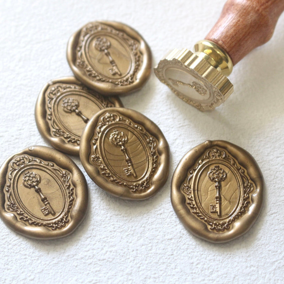 Wax seal stamp │ 秘密の鍵 │ シーリングスタンプ はんこ・スタンプ