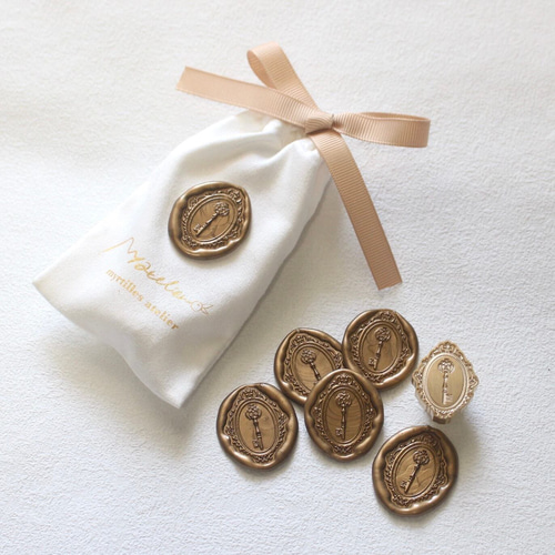 Wax seal stamp │ 秘密の鍵 │ シーリングスタンプ はんこ・スタンプ