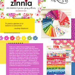 「Zinnia」moda Charm Pack (カットクロス42枚）April Rosenthal 3枚目の画像