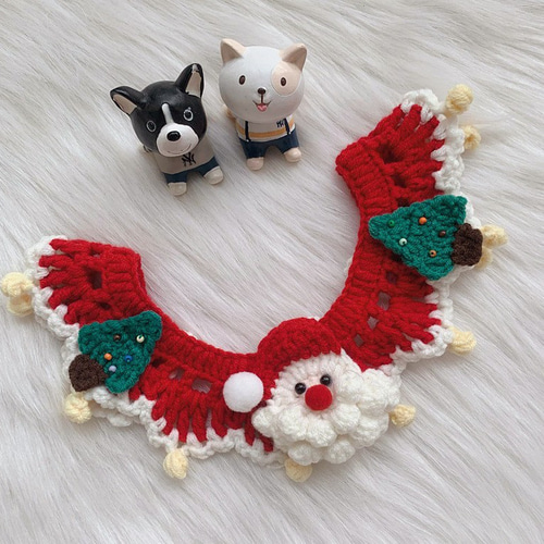 クリスマスシカサンタクロース トナカイ 猫&犬&用襟型ペット首輪