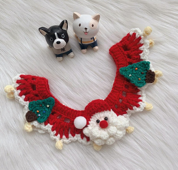 クリスマスシカサンタクロース トナカイ 猫&犬&用襟型ペット首輪☆エルク 4枚目の画像