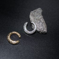 《入荷》月の石 真鍮イヤーカフ 片耳用 10枚目の画像