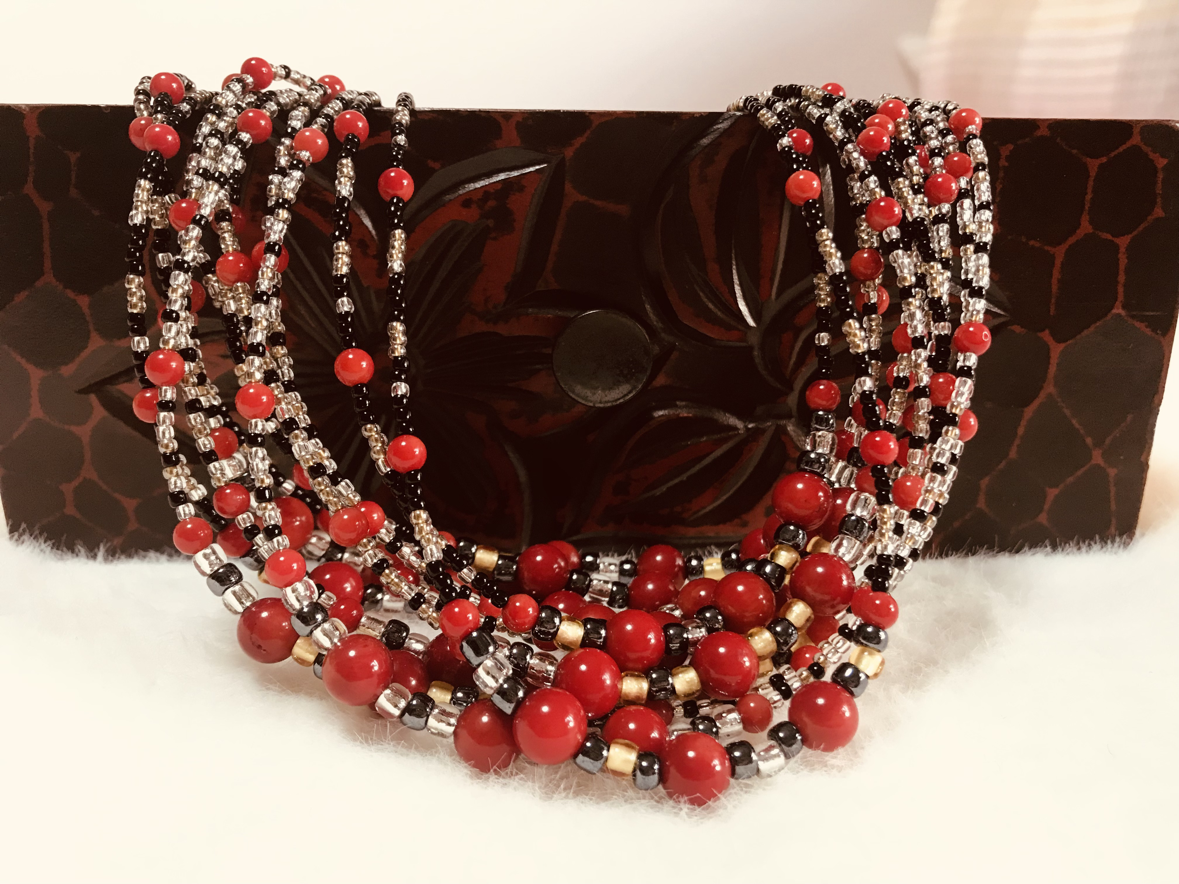 珊瑚ネクレス（48cm～）