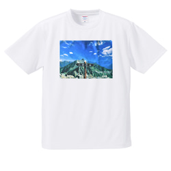 北穂高岳 穂高岳 夏 Tシャツ ホワイト ドライ 吸水速乾 山 登山 アウトドア 7枚目の画像