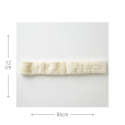 軽くて暖かい メリノウール【SERENE】ウール あずきマフラー  毛布 天然素材　温活LP-075-R 11枚目の画像