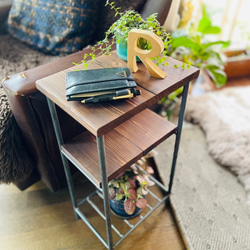 サイドテーブル アイアン家具 男前家具 ハンドメイド オーダーメイド