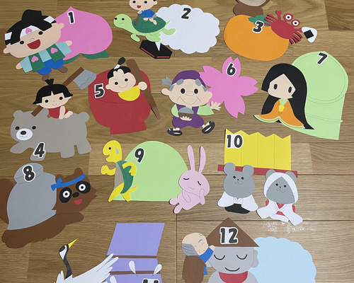 保育 昔話 【受注制作】壁面飾り ロマンチック 