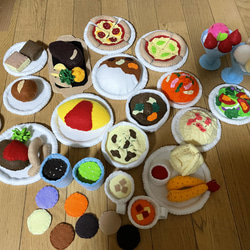 受注制作フェルトままごと お祭りフード おもちゃ・人形 ぶーにゃん