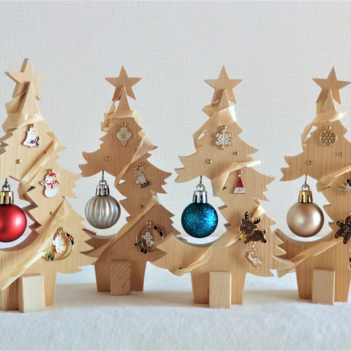 小さな 木製 クリスマスツリー 青森ひば クリスマスツリー 青森ヒバ
