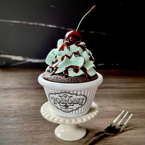 カップケーキ 小物入れ チョコミント チェリー フェイクスイーツ