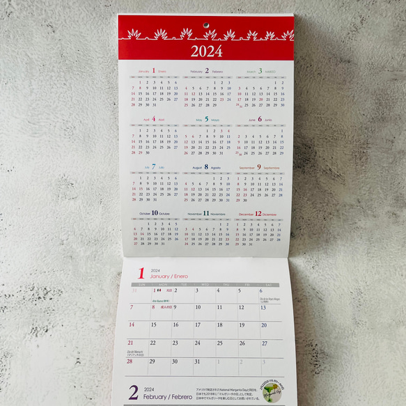 【値下げ&送料無料！】 2023年壁掛けカレンダー（A5縦サイズ） Fiesta México 10枚目の画像