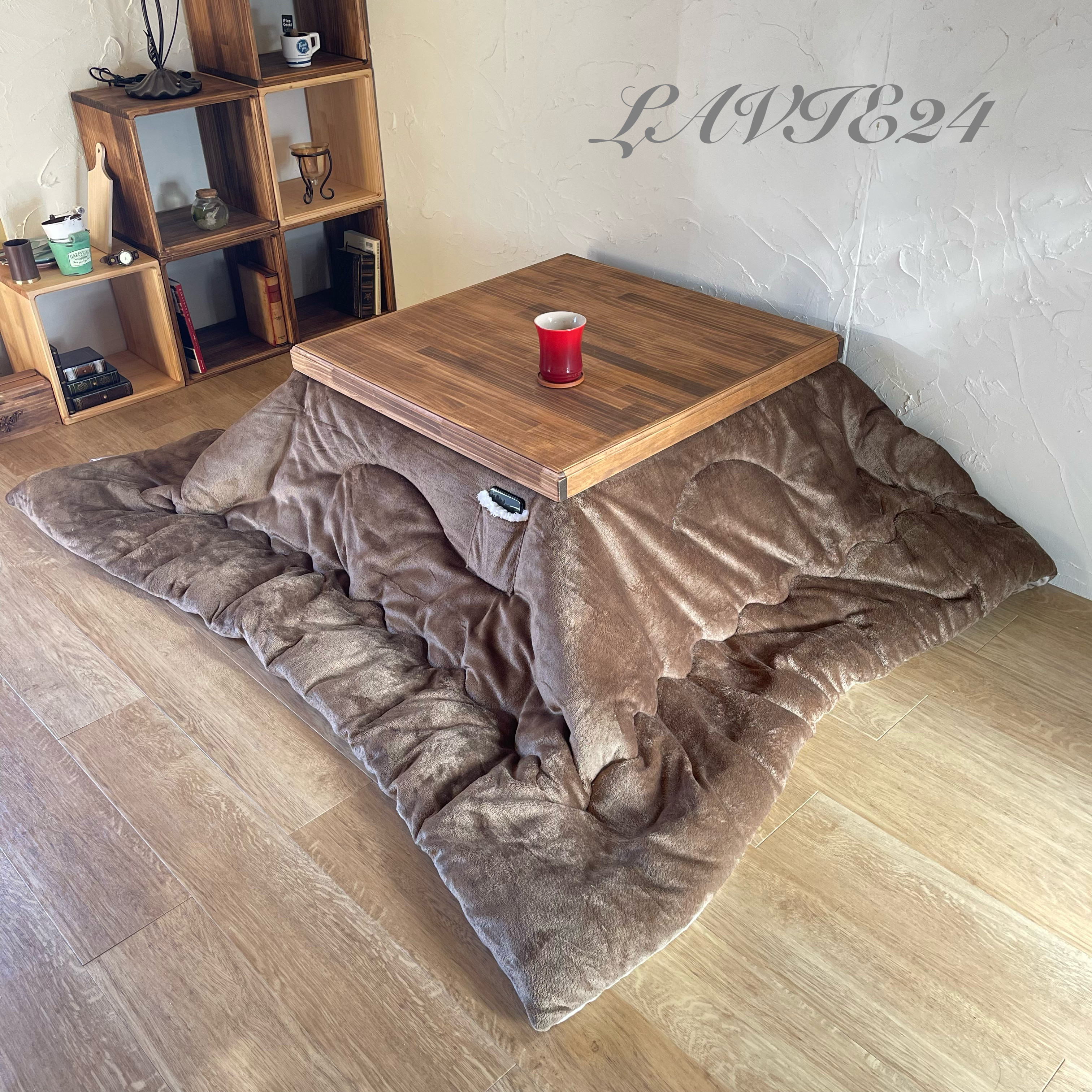 一年中使える コタツらしくないコタツ/コタツ布団がズレない/英国デザイン/ローテーブル/アンティーク/おしゃれ/布団なし 28,786円