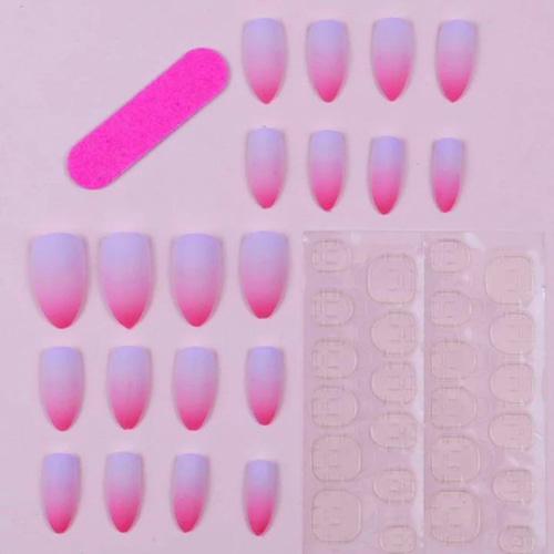 ✨匿名配送✨ネイルチップ　24枚　ピンクグラデーション efa8a98a90418512e372c4a8de3d56