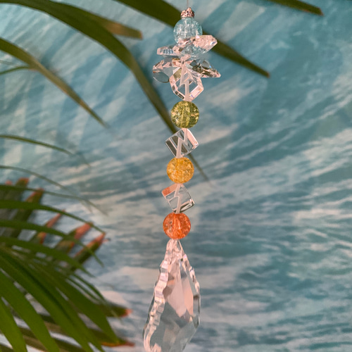 天使のリーフサンキャッチャー 虹色 サンキャッチャー Speranza JIL