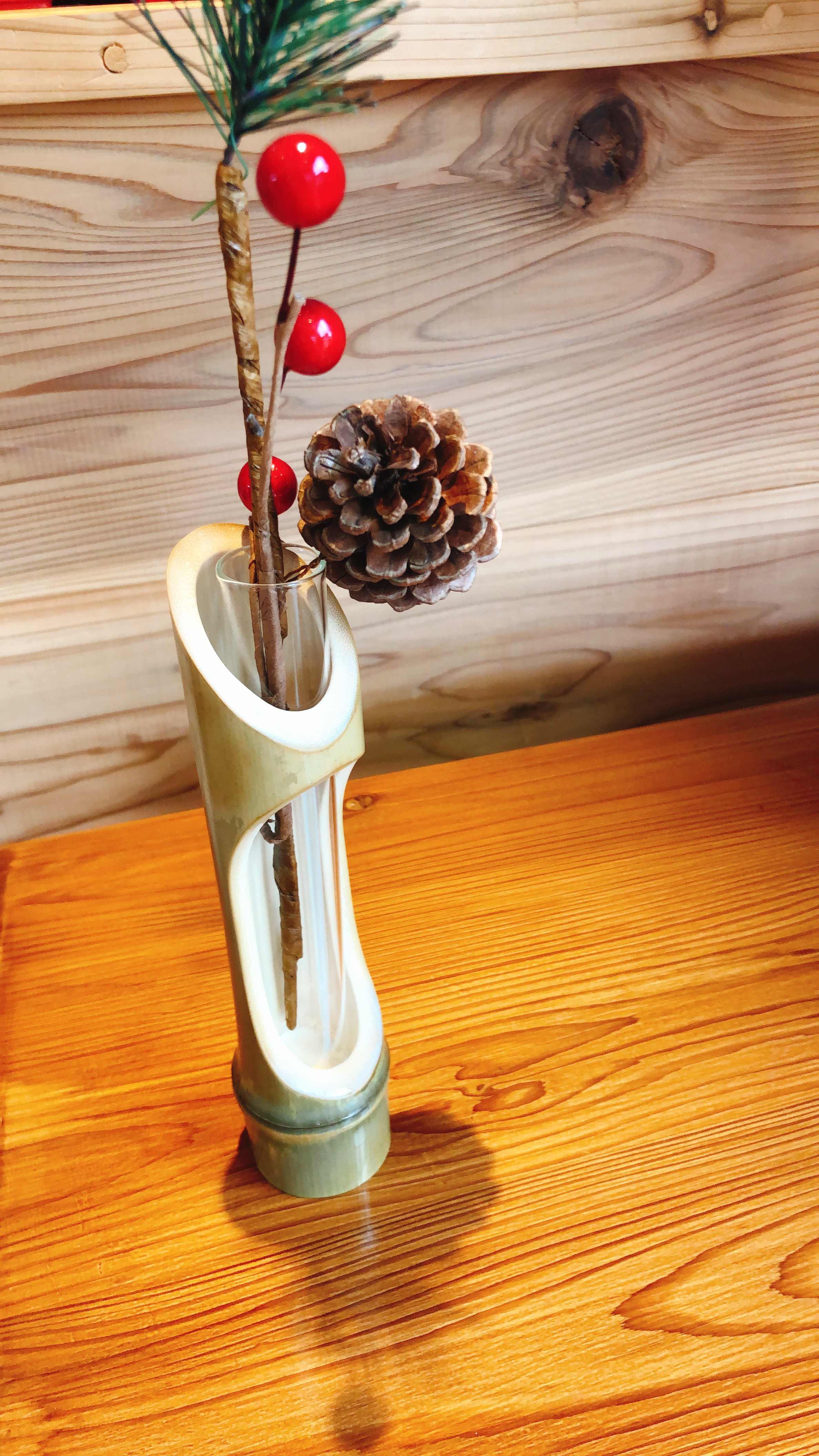 竹の一輪挿し（送料込み） 一輪挿し・花瓶・花器 beans works