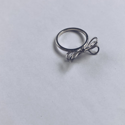 ribbon ring【silver925】リボン　華奢　シルバー925 シルバー 7枚目の画像