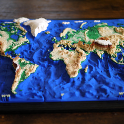 立体世界地図　A3サイズ 10枚目の画像