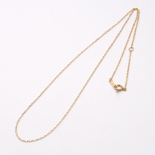18金 小豆チェーン 40cm 幅1mm ネックレス あずき チェーン k18 18金 小豆チェーン 40cm 幅1mm ネックレス あずき チェーン k18