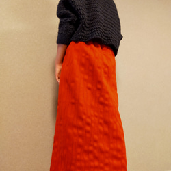 Reversible Bonding Stitch Skirt  RED  [ 一点物 ] 7枚目の画像