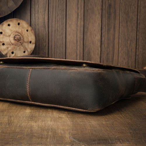 手作り皮革メッセンジャーバッグ メッセンジャーバッグ LL-studio 通販