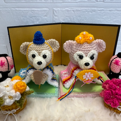 くまのあみぐるみ（お花の首飾り） くまのあみぐるみ（お花の首飾り） 初心者でも】かぎ針編みで簡単