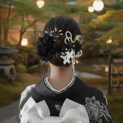 緩いシルエットの和装髪飾り SOUBIEN（創美苑） 髪飾り セット ヘアアクセサリー 成人式 卒業式
