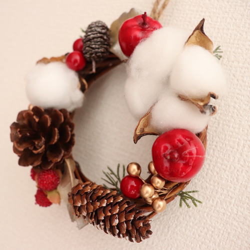 クリスマスリースキット ハンドメイドキット 手作りキット 14cm