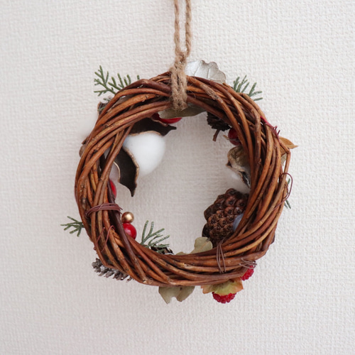 クリスマスリース(ハンドメイド) 飛び込める