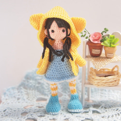 [定制] 微型舊作品夾克女孩各種 Amigurumi 第1張的照片