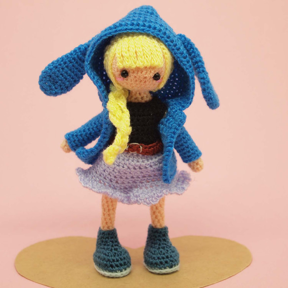 [定制] 微型舊作品夾克女孩各種 Amigurumi 第7張的照片