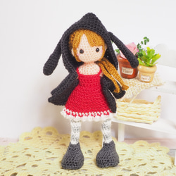 [定制] 微型舊作品夾克女孩各種 Amigurumi 第2張的照片