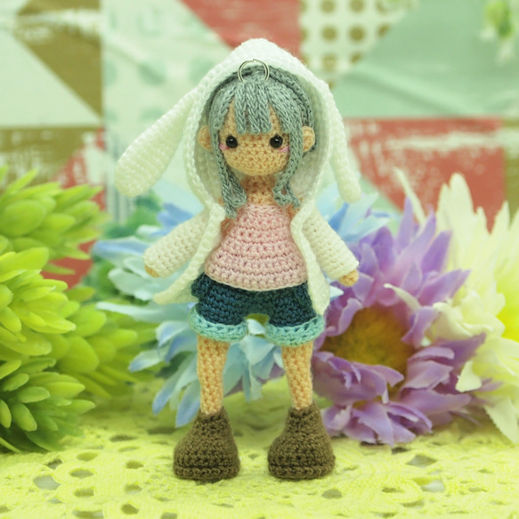 [定制] 微型舊作品夾克女孩各種 Amigurumi 第3張的照片